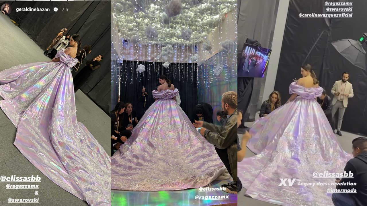 Hija de Gabriel Soto y Geraldine Bazán sorprende al aparecer con vestido de XV años