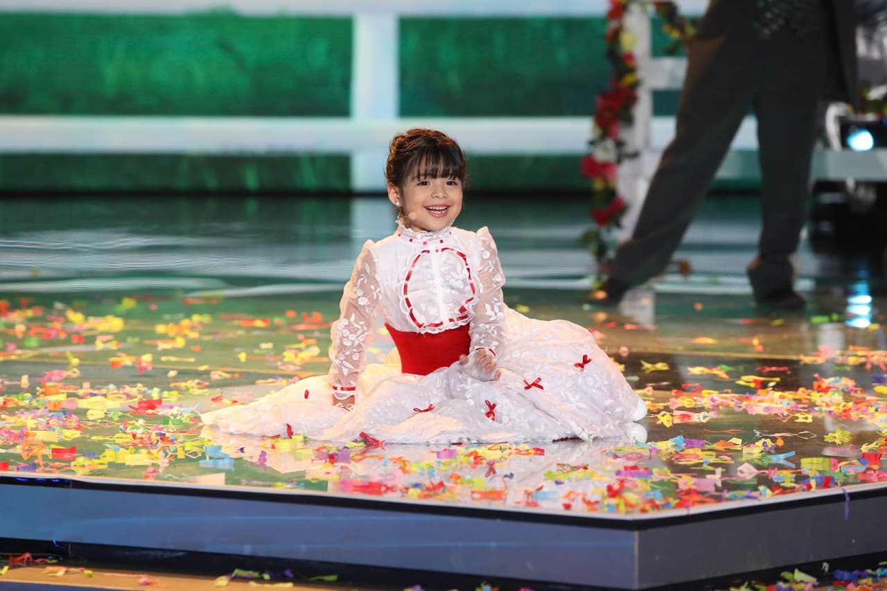 Esto le dio fuerzas para hacer un número muy especial.