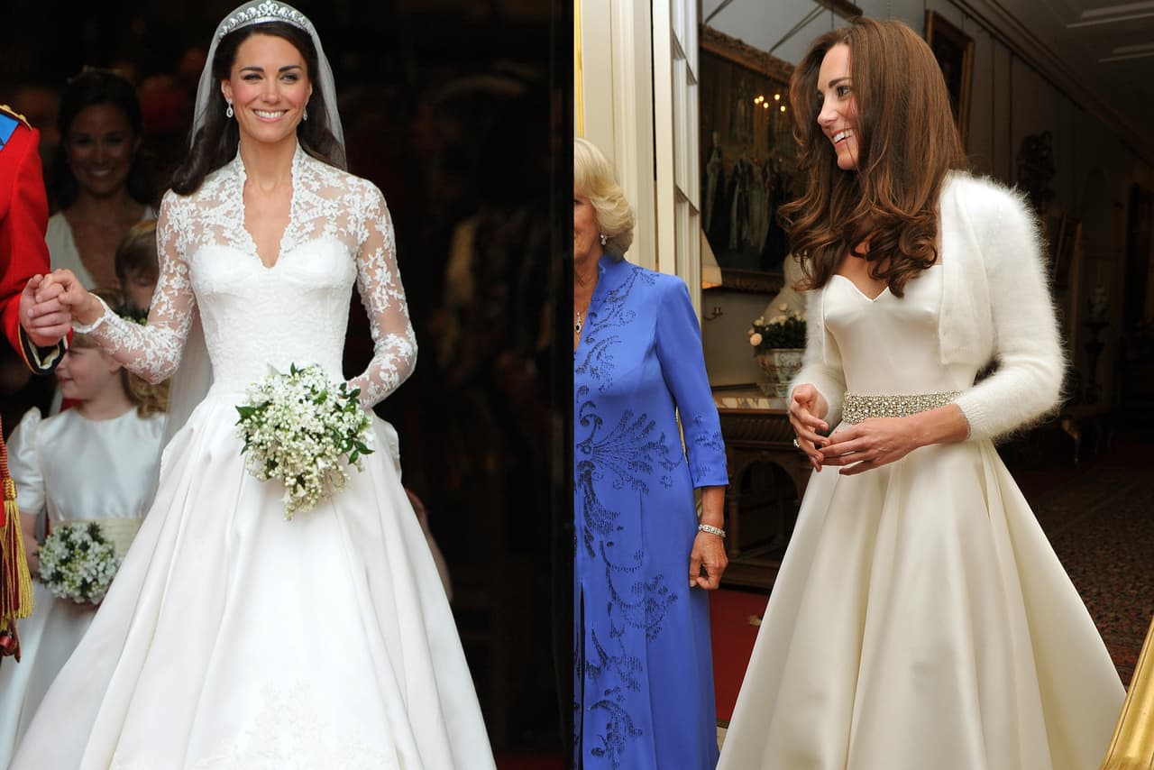 Y no pudimos evitar compararlo con el segundo diseño de Kate Midletton que remarcó ese aire de princesa que le había dado su vestido de la ceremonia matutina. Ella eligió un estilo sencillo, discreto y natural con pocos adornos, tal como lo describió la revista Hola! en abril de 2011.