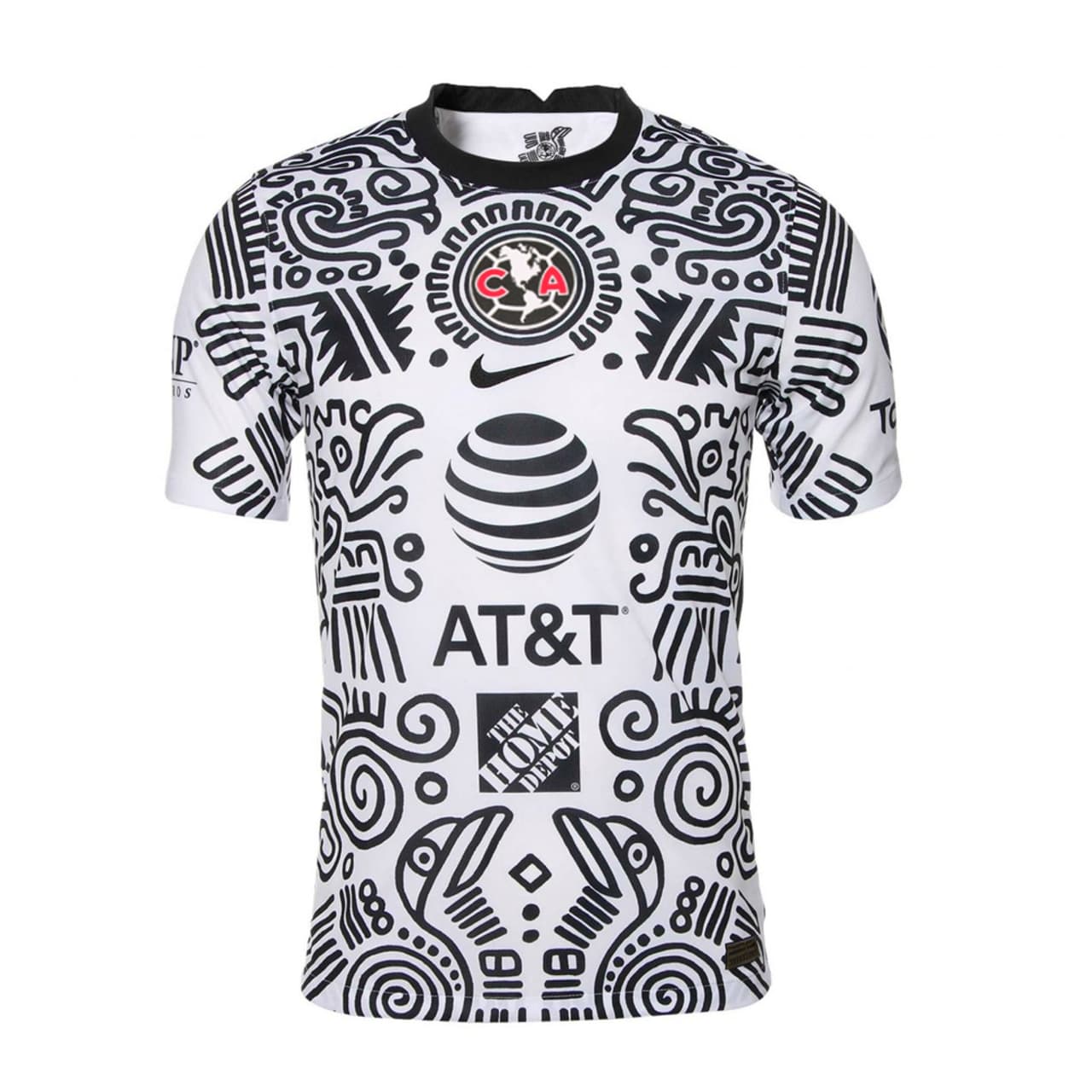Las Águilas del América presentaron su tercer uniforma para la temporada 2021. La playera tiene motivos prehispánicos en blanco y negro, los cuales logran entrar en armonía con los patrocinadores plasmados en el jersey. La colección incluye pants y playeras complementarias al uniforme.