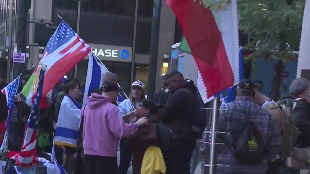 Rinden homenaje en Manhattan a las víctimas del ataque terrorista de Hamas en Israel hace tres años