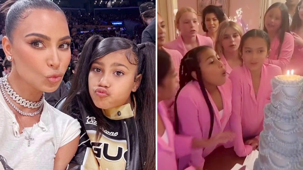 Kim Kardashian le dio a su hija una lujosa fiesta de cumpleaños: regaló pulseras Dior a sus amigas