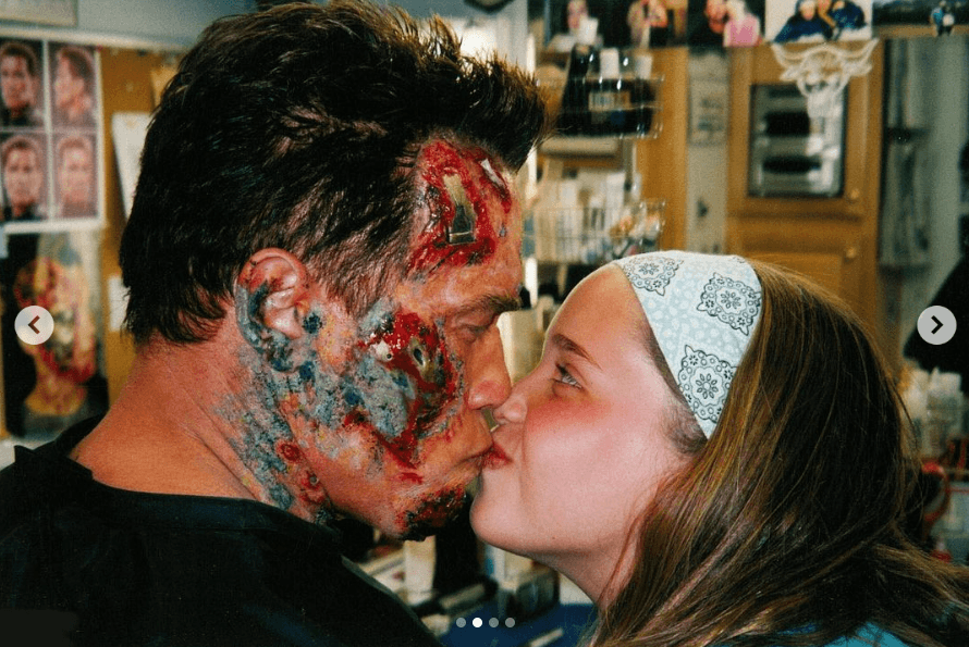 Arnold Schwarzenegger y su hija Christina