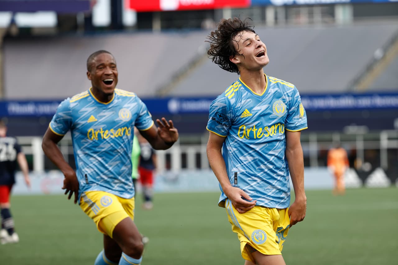 Paxten Aaronson marcó una verdadera obra de arte para el Union.
<br>