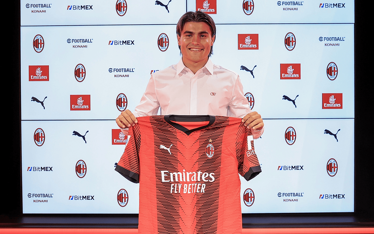 Mexicano Luka Romero es nuevo refuerzo del Milan en la Serie A
