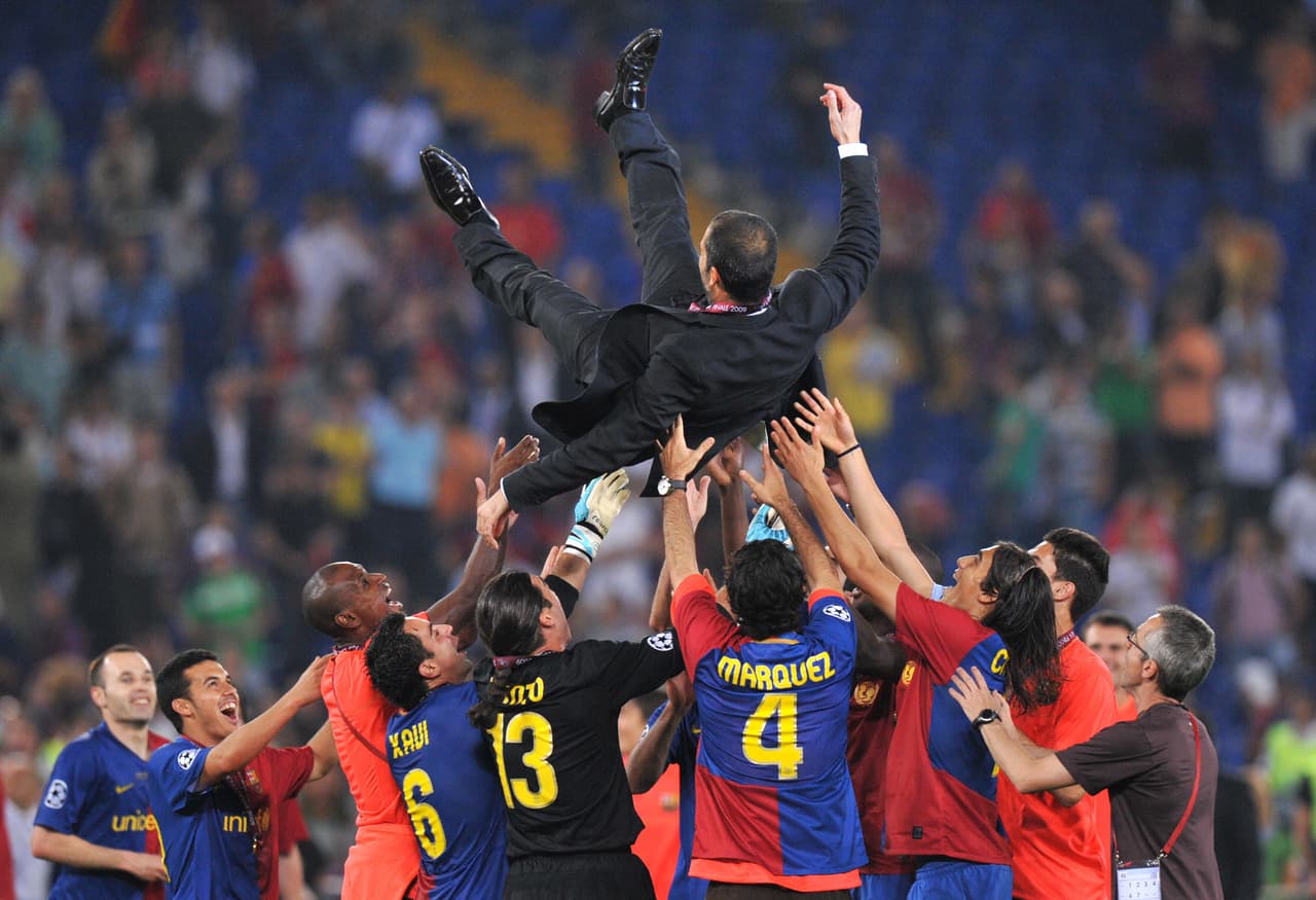 Con su 4-3-3, Guardiola construyó una escuadra que ocupa las páginas de los libros de historia táctica junto al 'Dream Team' de Cruyff.