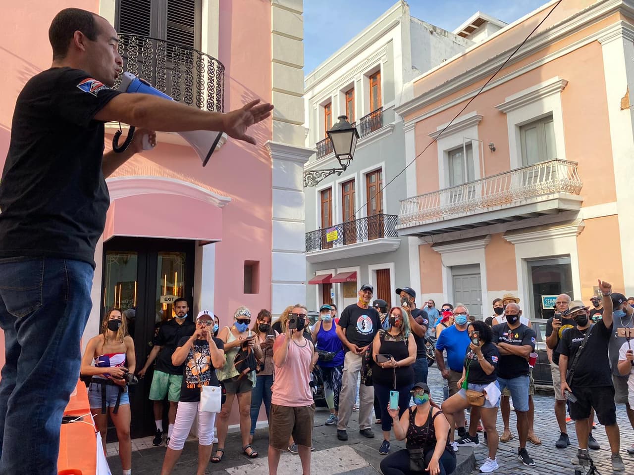 Molina celebró los logros alcanzados durante su campaña en el mismo lugar donde se dieron las multitudinarias manifestaciones en verano de 2019.