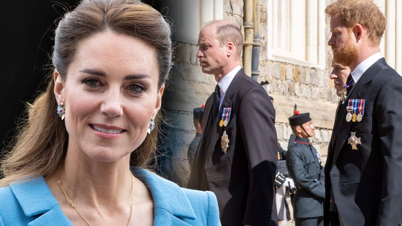 Kate Middleton "intenta mediar" en la reconciliación entre los príncipes Harry y William