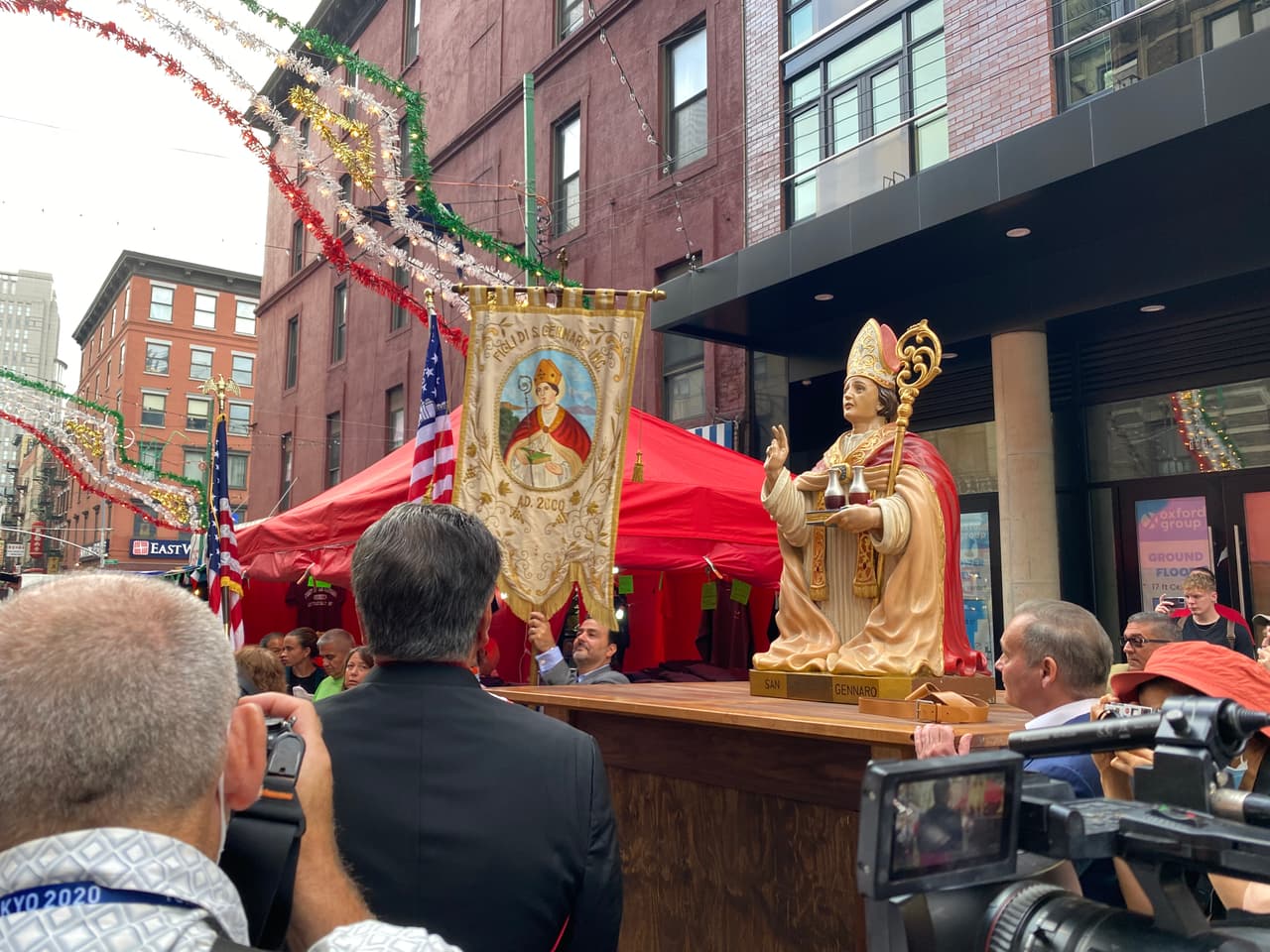 La gran procesión de la imagen de San Gennaro será este sábado 25 de septiembre a las 2:00 pm.