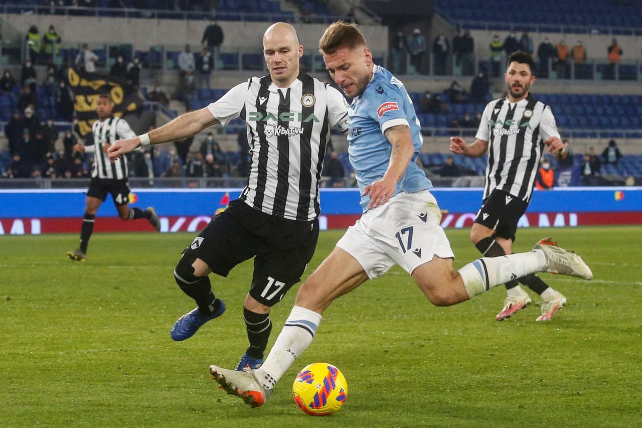 La Lazio, con gol de Ciro Immobile en tiempos extra, derrota al Udinese y consigue su calificación a Cuartos de Final de la Coppa Italia, donde se enfrentarán al Milan.