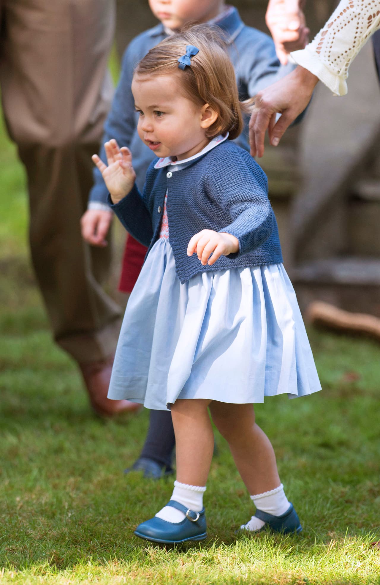 Claro, sus papis siempre estuvieron a su alrededor para cuidarla.