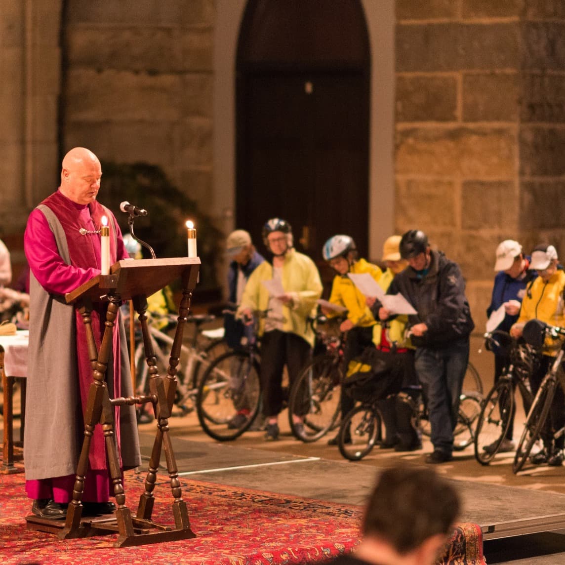 La bendición de las bicicletas es un servicio religioso en la catedral St. John the Divine que cumple 25 años.