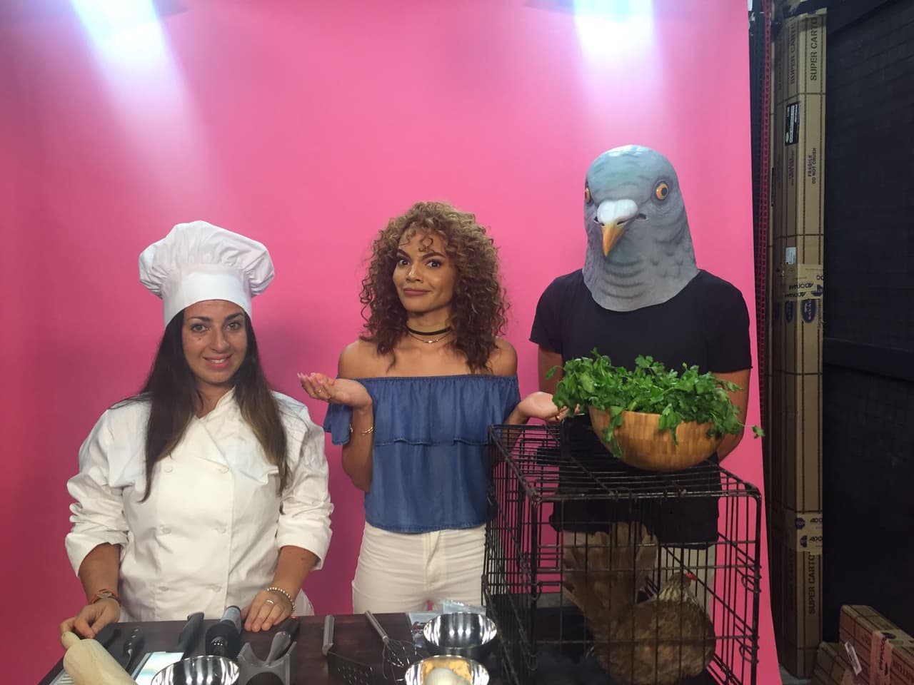 Instrucciones para cocinar una gallina orgánica EN VIVO