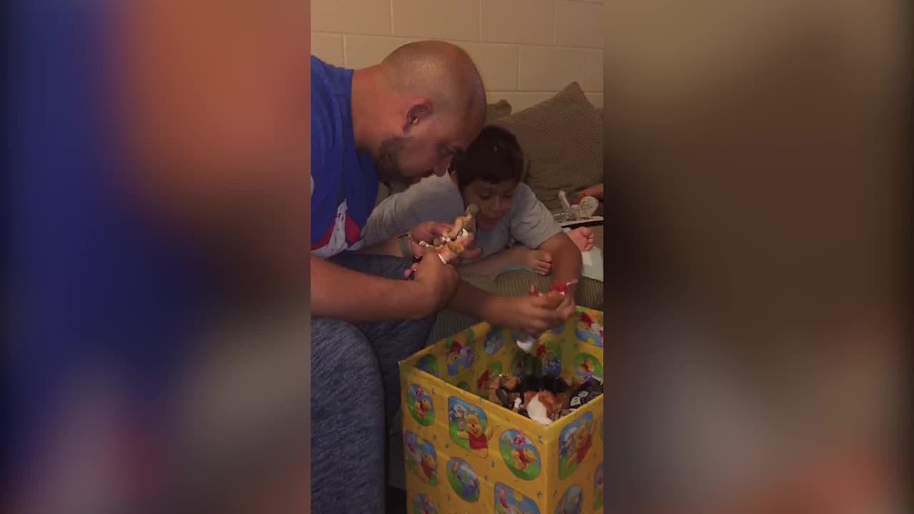 El Pelón visitó a Uriel en San Antonio: un amigo especial