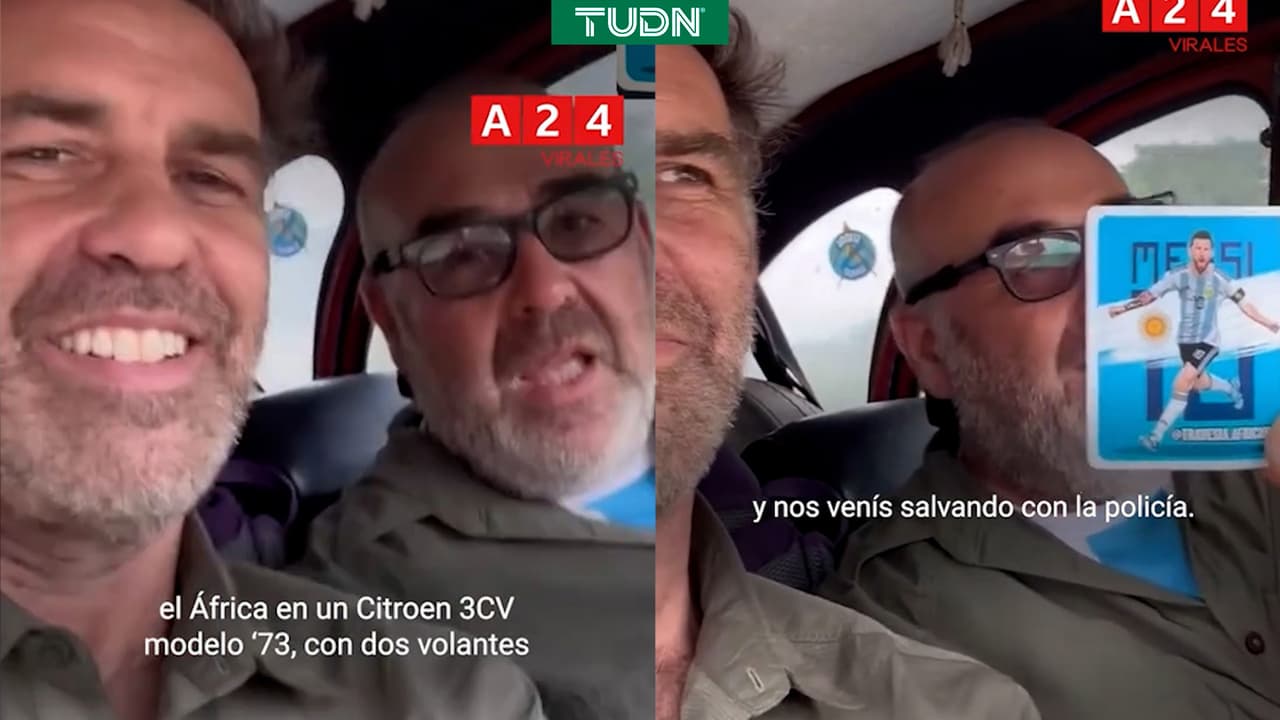 Messi salva a hermanos argentinos en su viaje por África