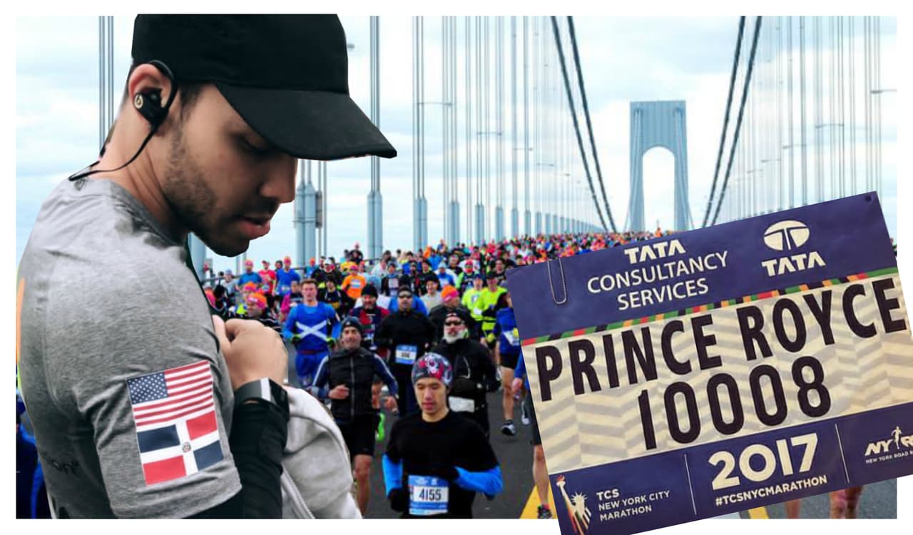 Prince Royce le muestra a sus fans cómo fue correr el Maratón de Nueva York 