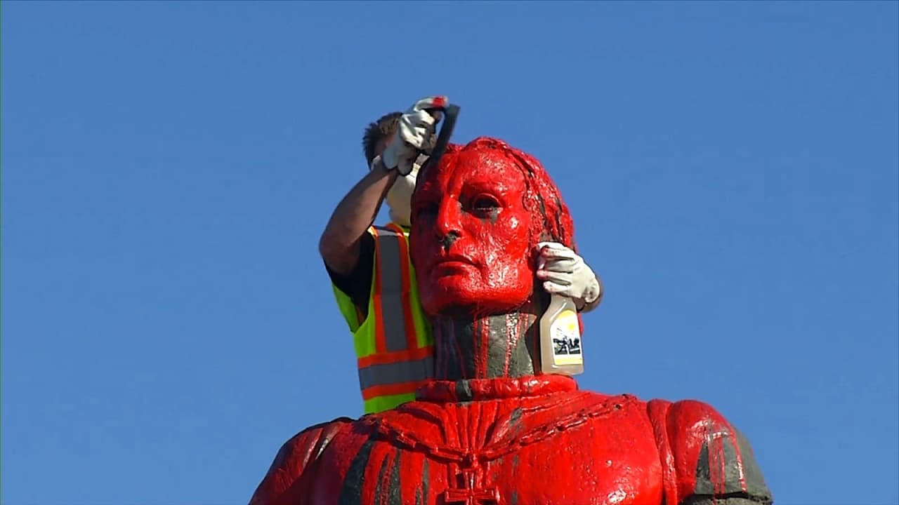 Vandalizan estatua de Cristóbal Colón en San Francisco 