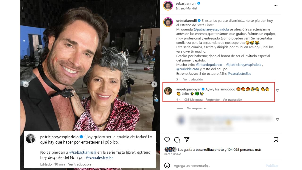 Angelique Boyer reaccionó.