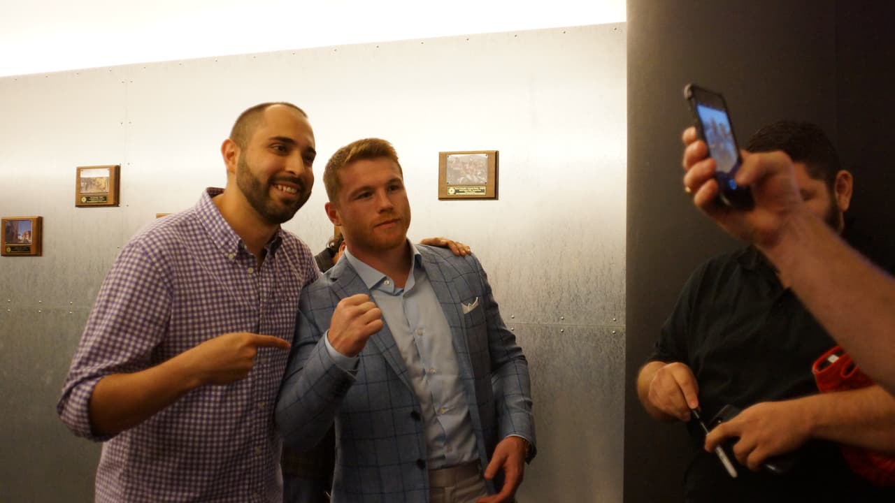 Obligada la foto para el Facebook.