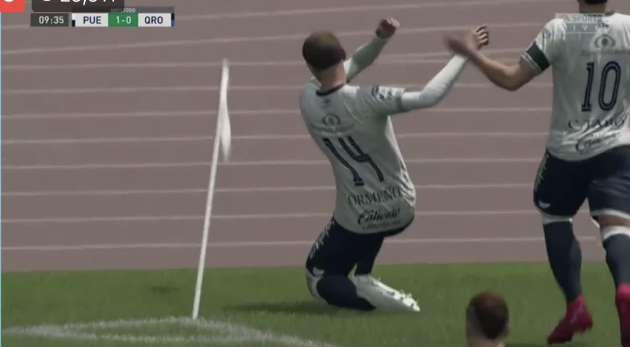 Jimmy Gómez le pone fin a la racha ganadora del Puebla de Santiago Ormeño.