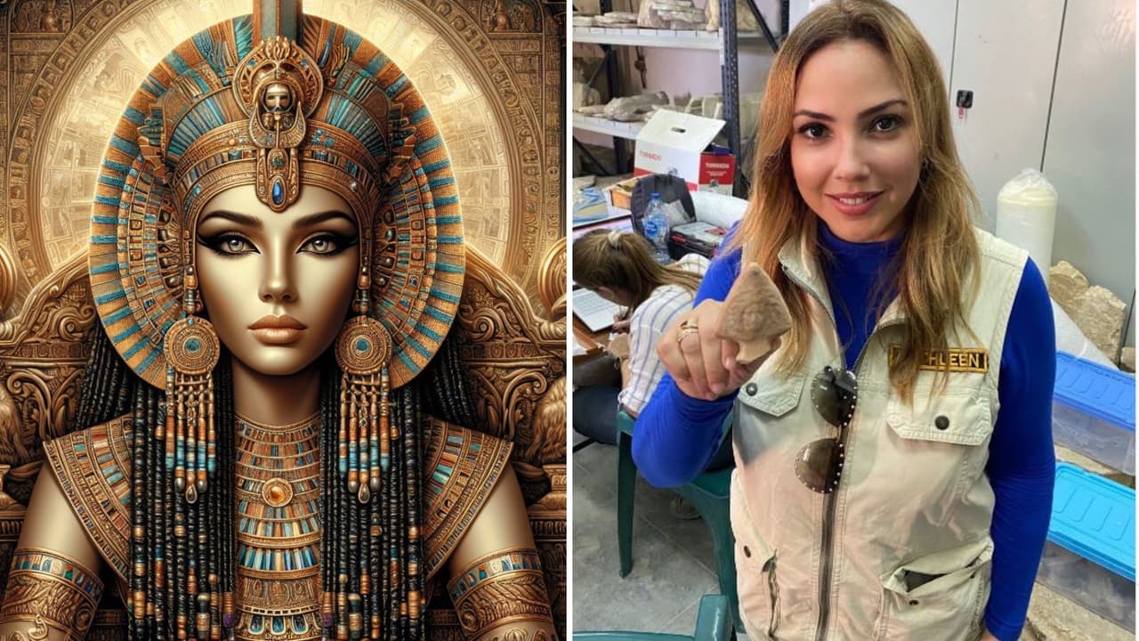 Kathleen Martínez busca la tumba de Cleopatra