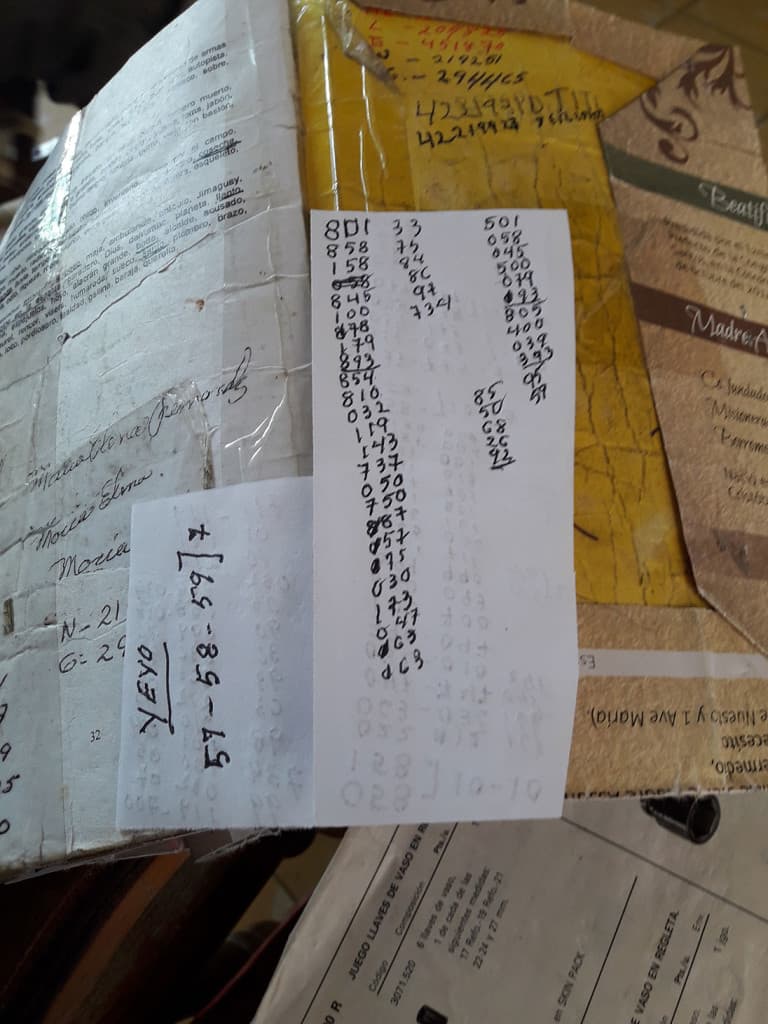 Números de la Bolita