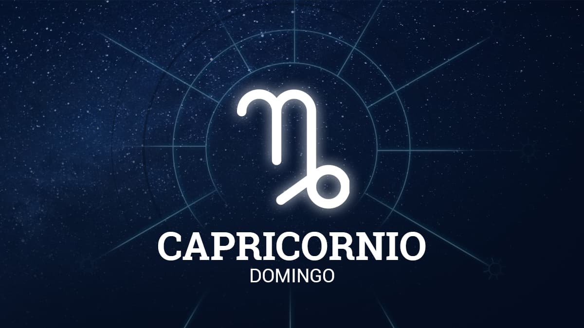Capricornio – Domingo 17 de noviembre de 2019: te envuelve un tono dinámico y entusiasta
