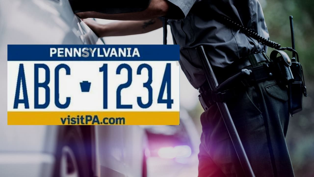 ¡Entérate! El marco de la placa es suficiente para que la policía lo detenga en Pensilvania