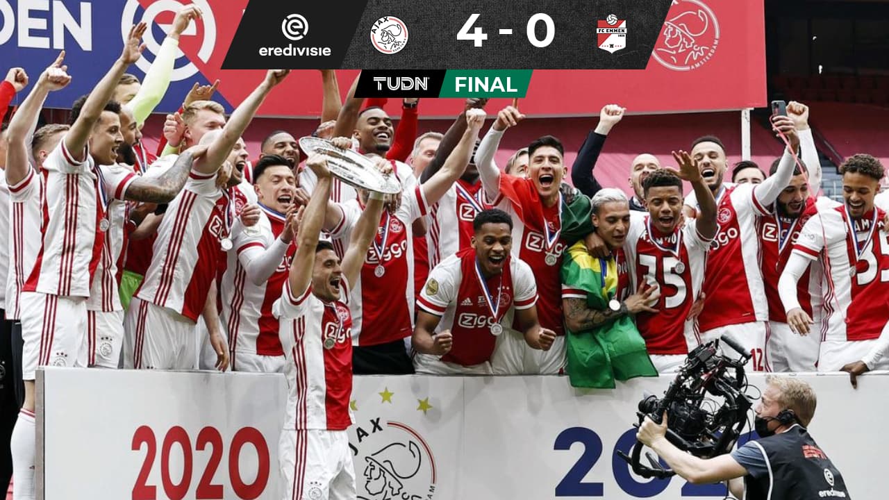 ¡Edson campeón de la Eredivisie! Ajax se corona en Holanda