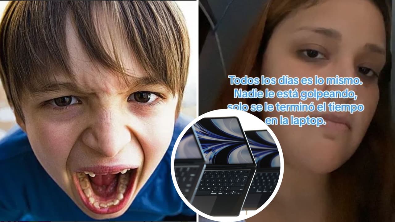 Video muestra reacción de un niño cuando le quitan la computadora.