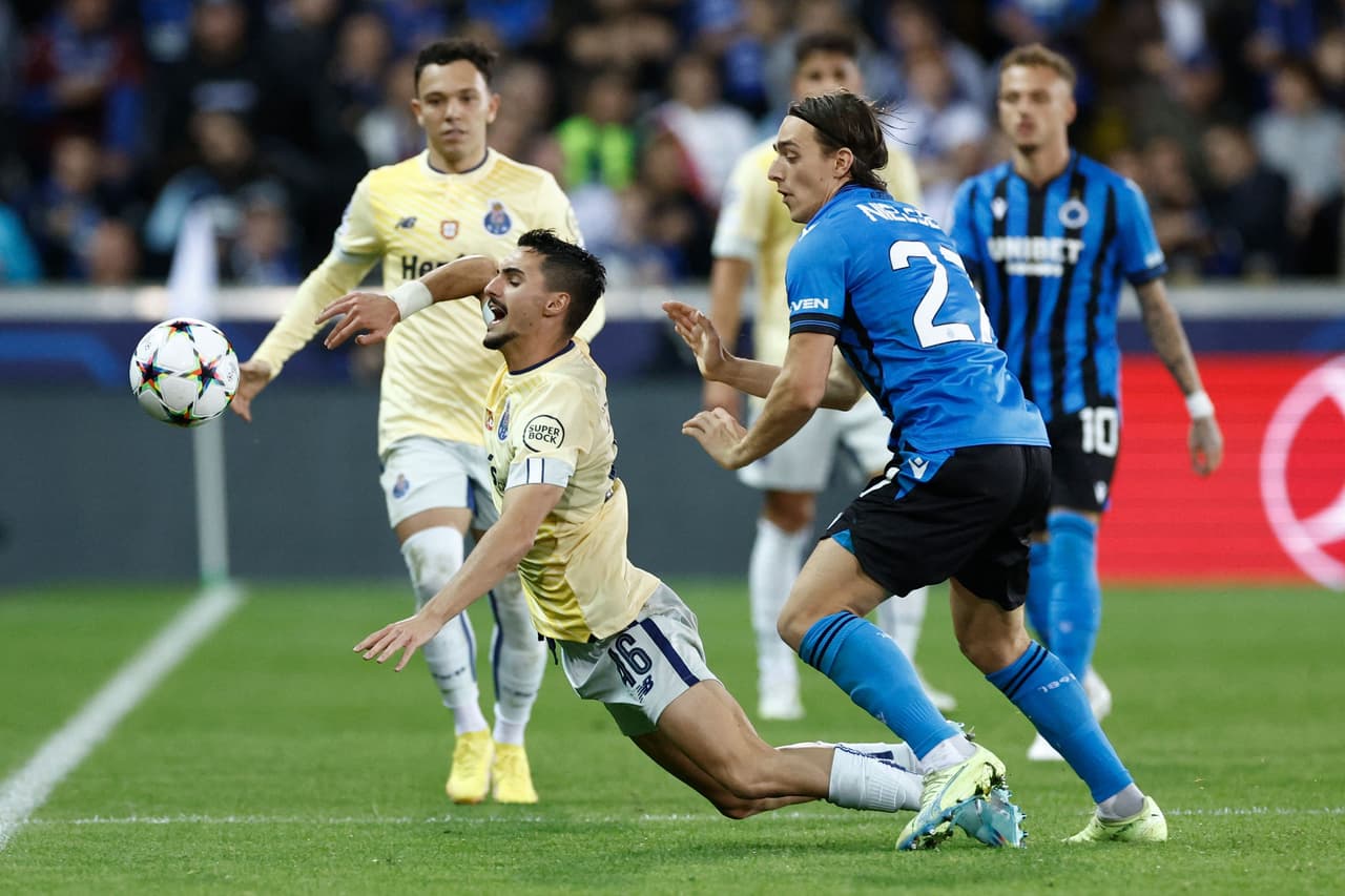 Taremi hizo doble, Stephen Eustaquio y Evanilson también marcaron por el FC Porto en su visita al Brujas en Bélgica.