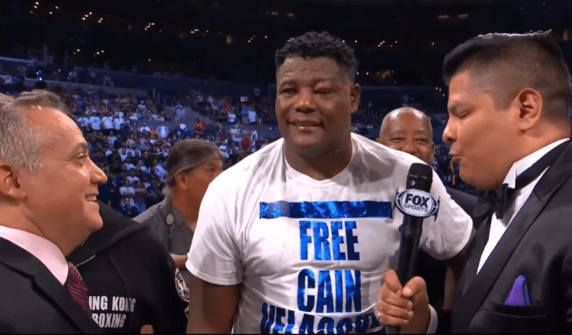 'King Kong' Ortiz pide que dejen en libertad a Caín Velásquez