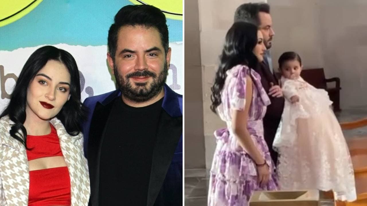 José Eduardo y Paola Dalay bautizan a su hija Tessa sin la presencia de los Derbez 