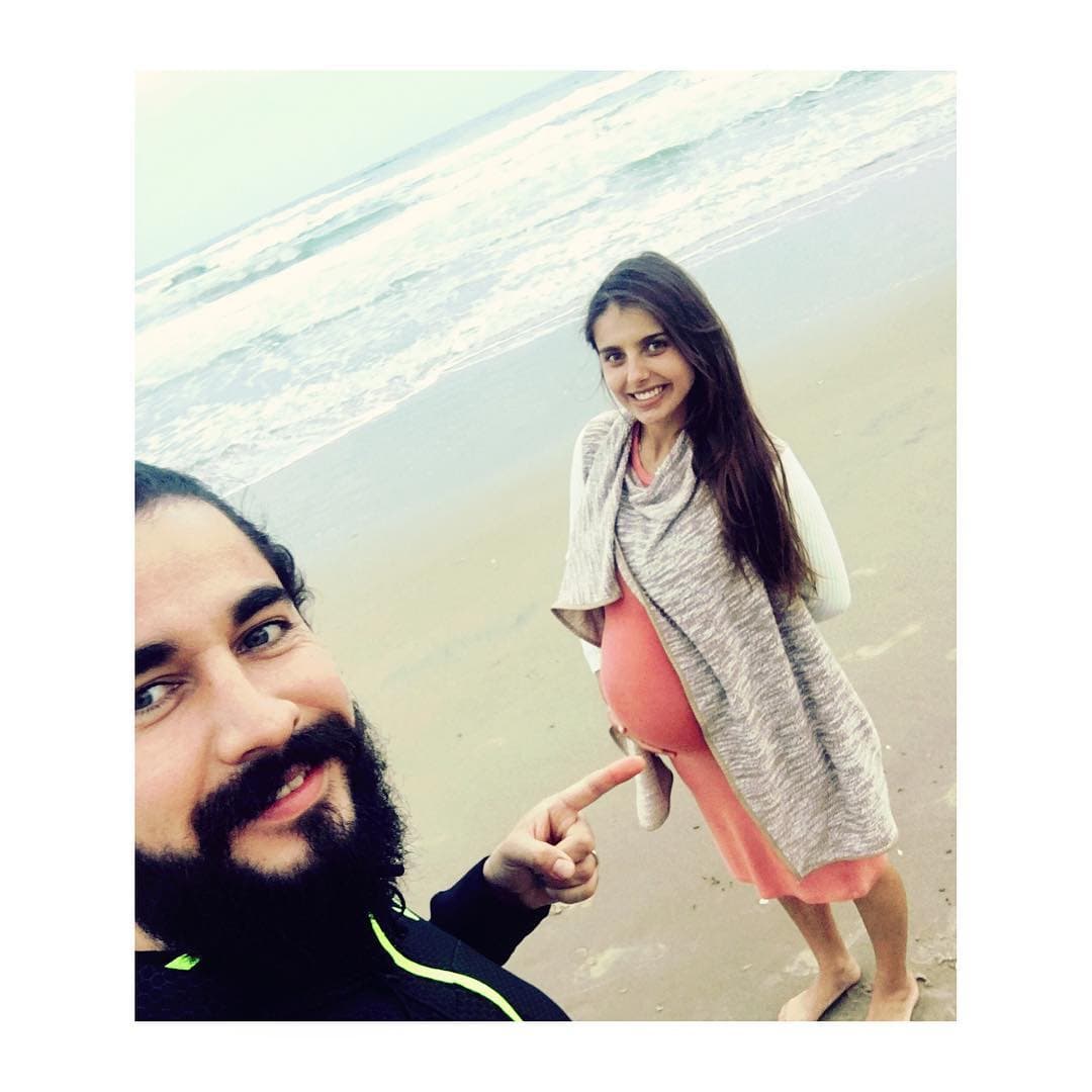 La sonrisa de 
<b><a href="http://www.univision.com/temas/michelle-vieth">Michelle</a></b> era cada vez mayor, mientras que su mirada era aún más brillante, esta fue de las últimas fotos que la actriz compartió en Instagram estando embarazada.