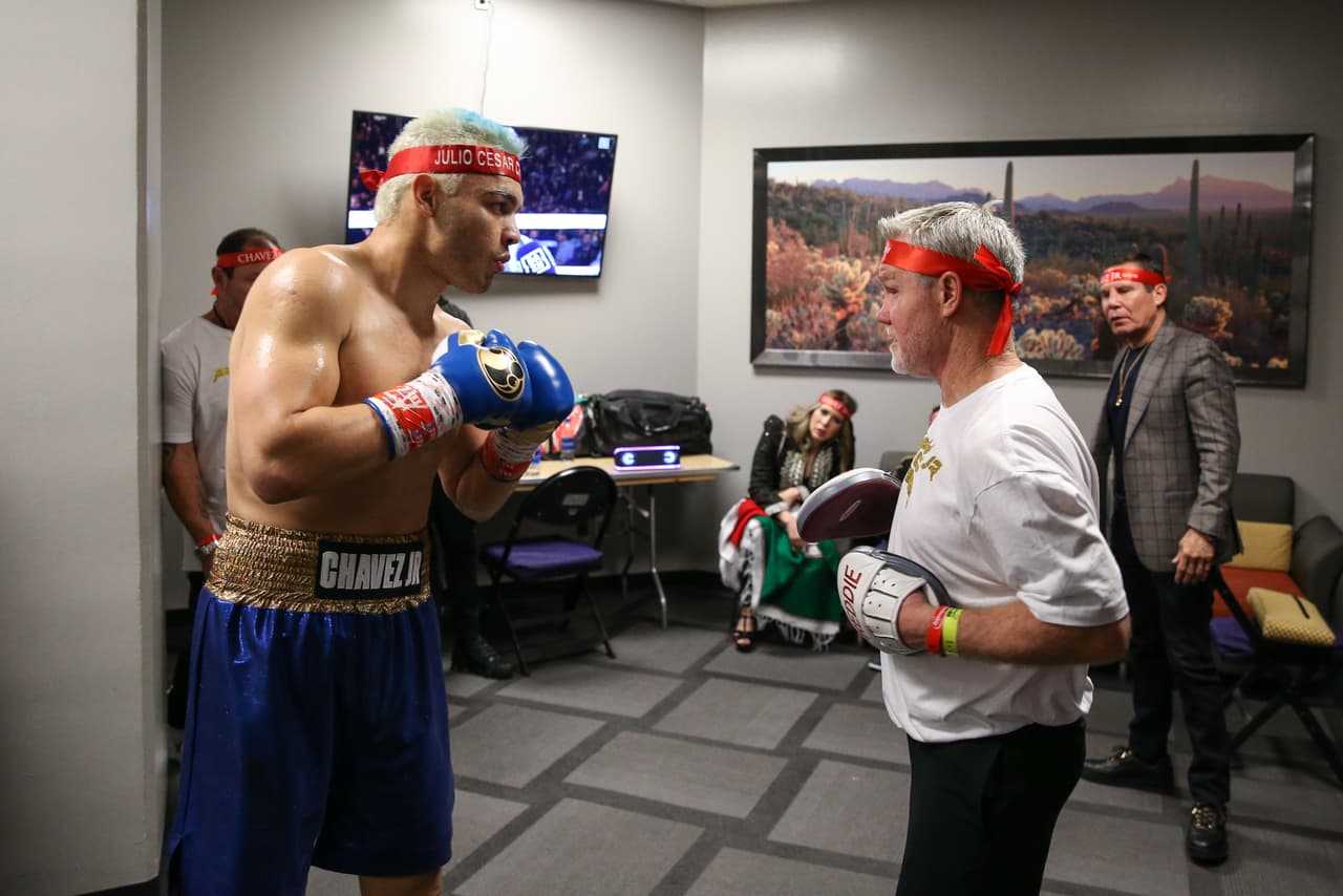 Chávez Jr y Daniel Jacobs listos para el combate.