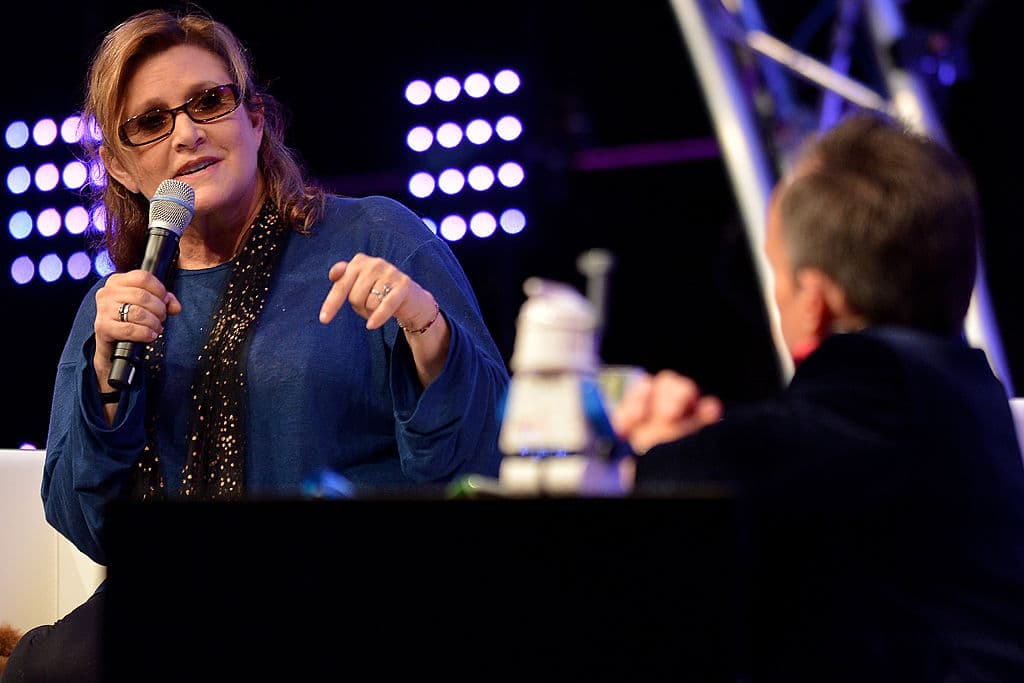 Fisher, respetada por hablar abiertamente de sus batallas mentales, en un evento en Essen, Alemania, el 27 de julio de 2013. (Foto de Sascha Steinbach/Getty Images)
