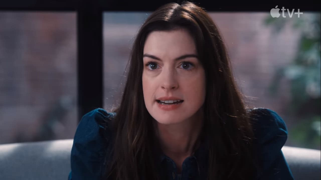 Anne Hathaway en ‘WeCrashed’ como Rebekah Neumann.