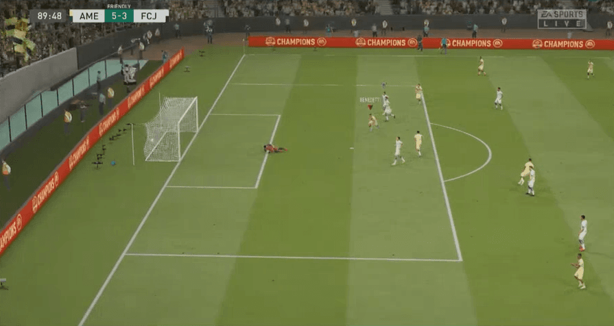 En un partidazo, el América de Nicolás Benedetti despedazó a Juárez de Diego Roldán 6-3 en el torneo virtual de la eLiga MX.