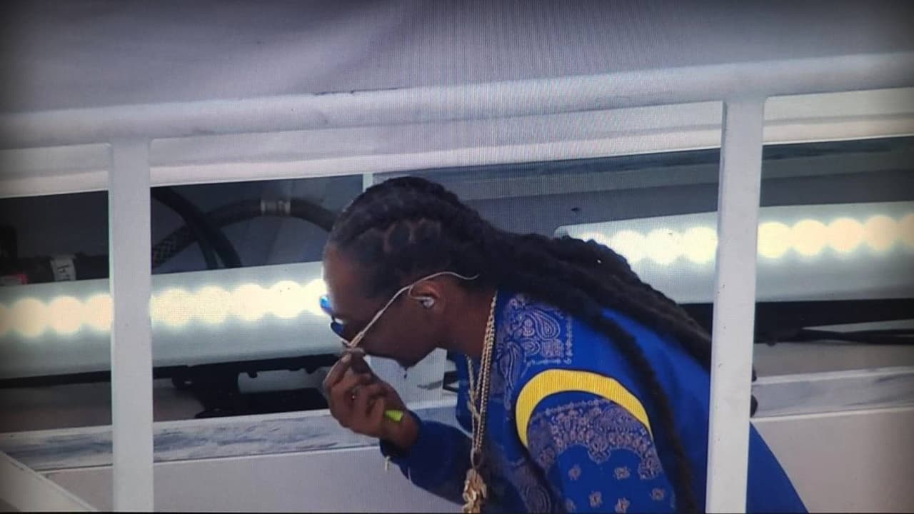 La polémica imagen de Snoop Dogg durante el Super Bowl LVI