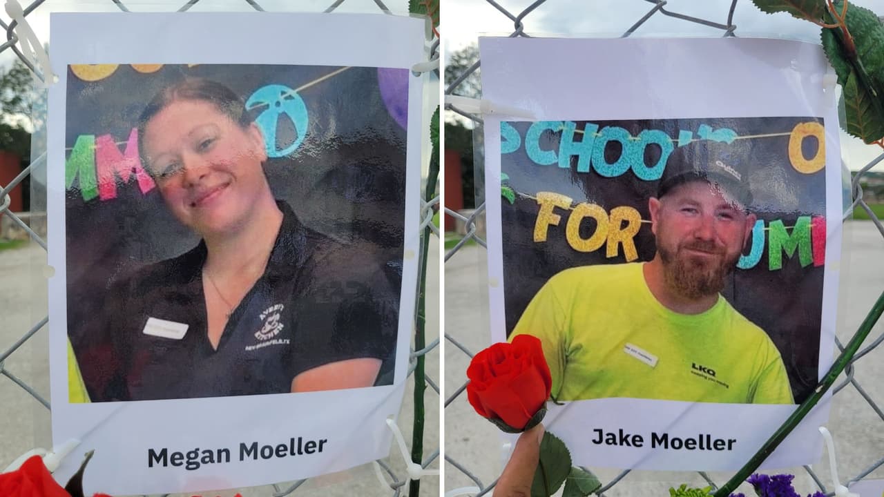 En la reja de un lote junto al río se colocaron las imágenes de las víctimas mortales y de las personas que aún no han sido encontradas.
<br>
