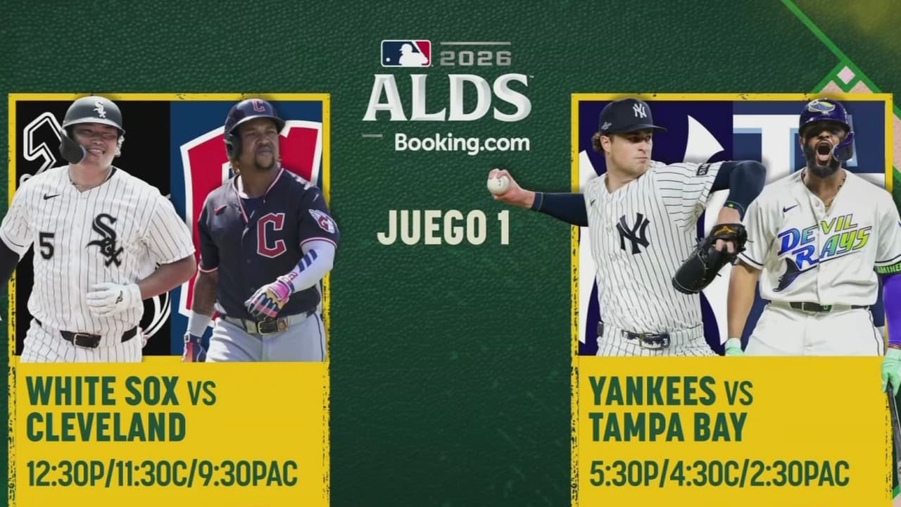 No te pierdas los juegos divisionales de la liga americana por N+ Univision y VIX