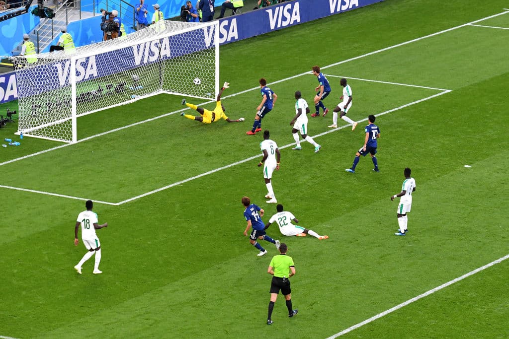 80.- Takashi Inui (Japón) al minuto 34. Japón 1-1 Senegal.