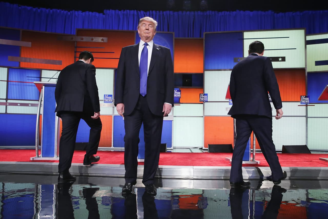 Los golpes bajos del debate republicano de Detroit