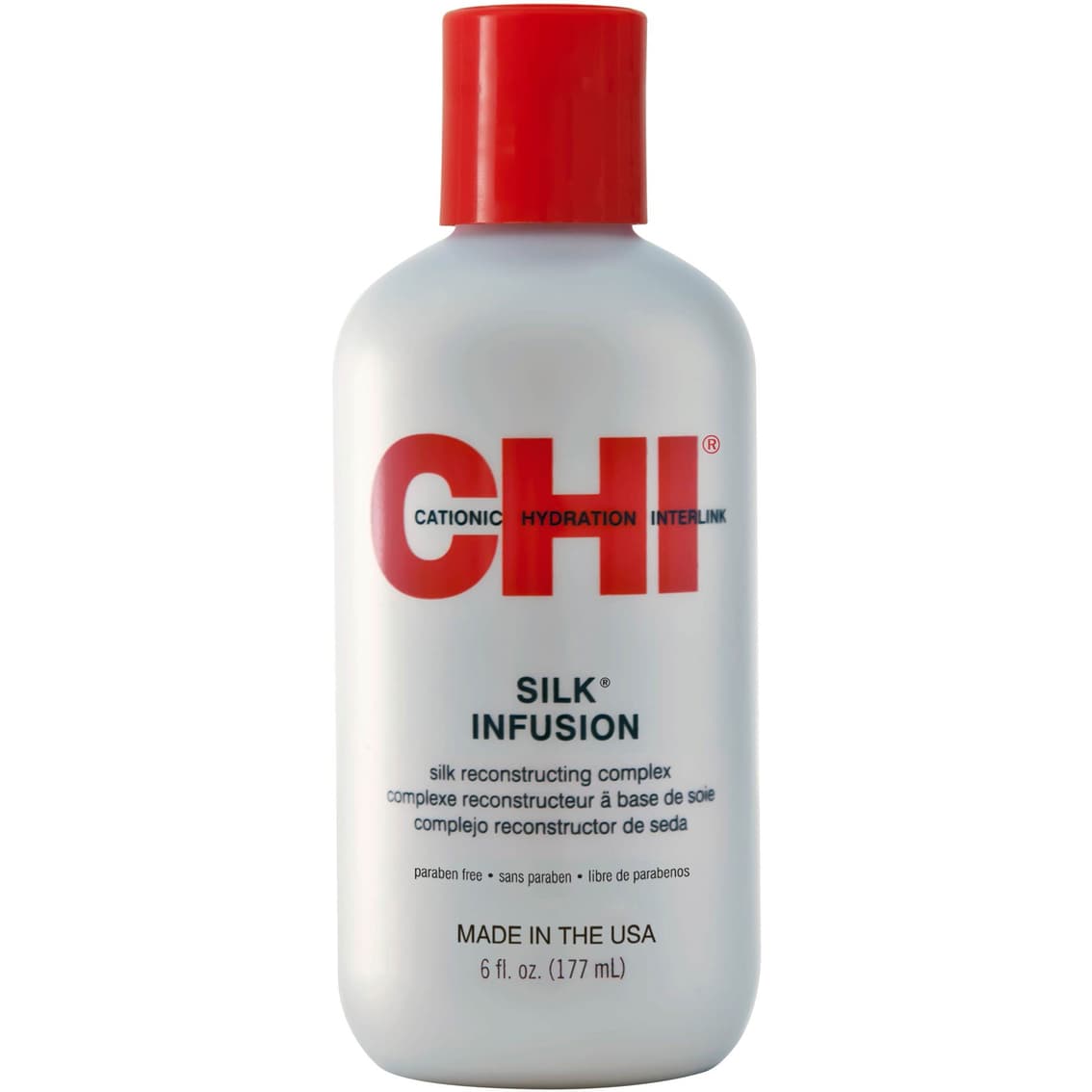 PARA DAR COLOR. Chi Silk Infusion. Para que tu pelo procesado luzca sano y brillante. También lo ayuda a reducir los efectos negativos del secador, la plancha y los químicos que se usan para teñirlo. Cuando lo peines verás que estará libre de enredos.