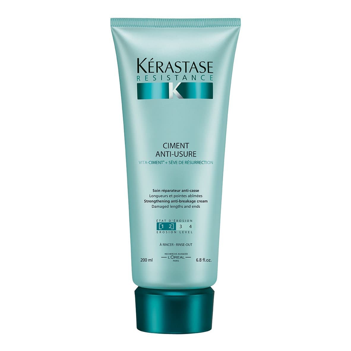 PARA QUITAR RESEQUEDAD. Kérastase Résistance Cimet Anti Usure. Para cabellos largos con puntas maltratadas, este tratamiento reestructurante es perfecto para el pelo debilitado, ya que al mismo tiempo repara la estructura interna y la capa externa de la fibra capilar.