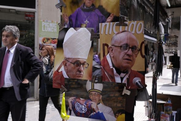En su natal argentina, Bergoglio es un verdadero ídolo.
