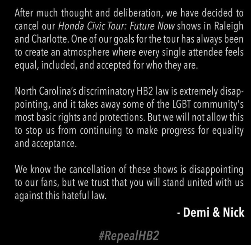 Con este comunicado, los cantantes expresaron su inconformidad por las medidas que han adoptado las autoridades.