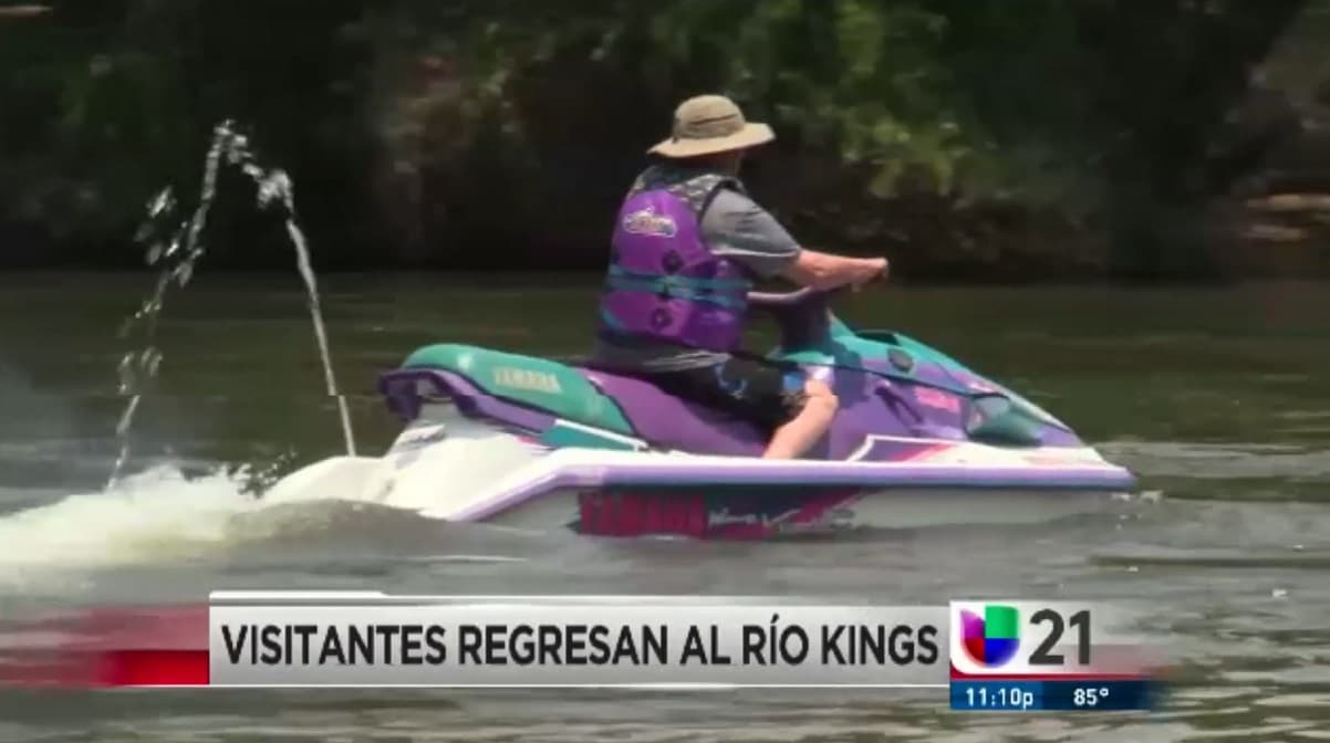 Abren al público el río Kings en condado de Tulare