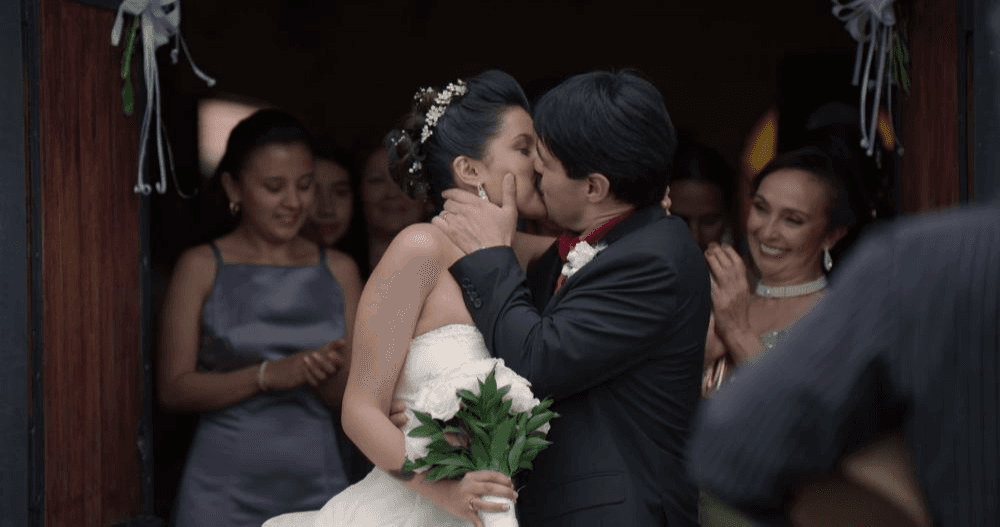 Este fue su tercer enlace matrimonial y Emma tenía apenas 18 años cuando llegó al altar.