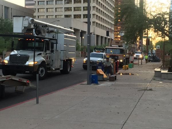 Estos son algunos de los daños que dejó a su paso una tormenta severa en Phoenix.